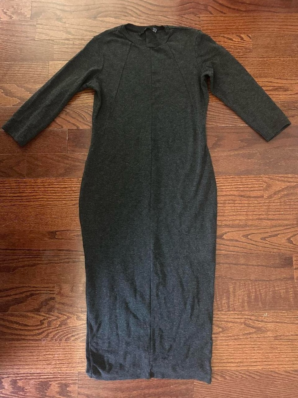Zara Dark Gray Midi Dress